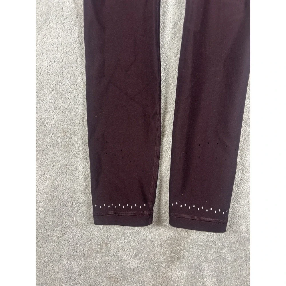 Lululemon Women's In Focus Run‎ Tight Sense Knit LW5CU9S burgundy 2